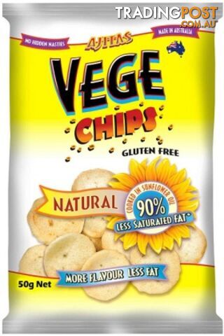 Vege Chips Natural 12x50g - Vege Chips - 9315991022049