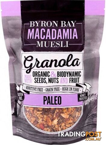 Byron Bay Macadamia Muesli Granola Paleo 2Kg - Byron Bay Macadamia Muesli - 799439882102