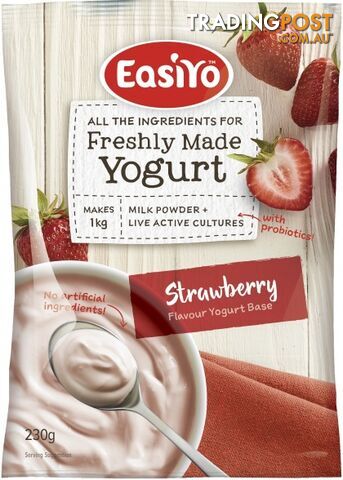 Easiyo Strawberry Yogurt 230g - EasiYo Yogurt - 9416892502088