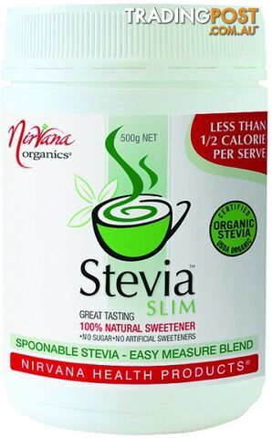Nirvana Organics Stevia Slim Spoonable Powder 500gm - Nirvana Organics - 9338196000605