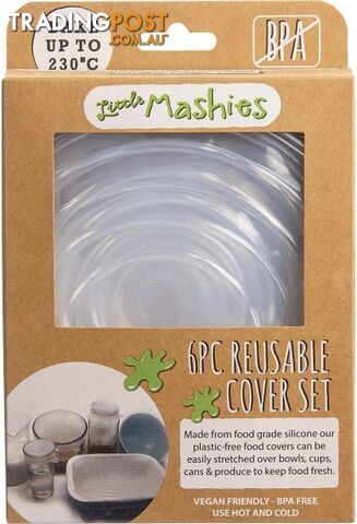 Little Mashies Reusable Bowl Cover Set 6pk - Little Mashies - 644216124046