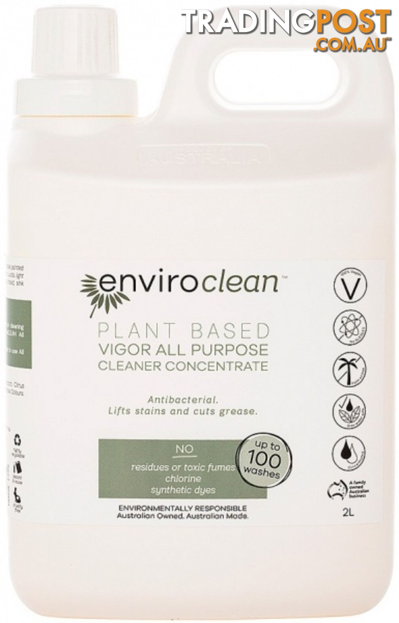 Enviro Clean Vigor All Purpose Cleaner 2L - Enviro Care - 9325937000529