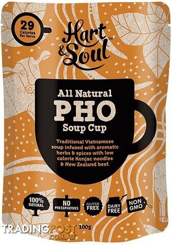 Hart & Soul All Natural Pho Soup 100g - Hart & Soul - 9350007001311