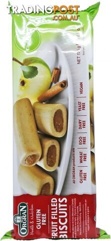 Orgran Apple & Cinnamon Fruit Filled Biscuits 175g - Orgran - 720516024016