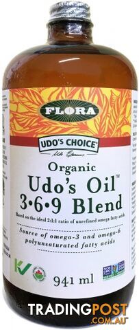 Udo's 3-6-9 Oil Blend 941ml - Udo's Choice - 061998079898