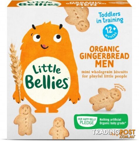 Little Bellies Organic Gingerbread Men 130g - Little Bellies - 9337824002752