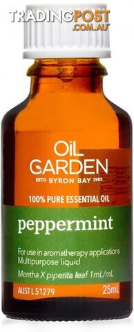 Oil Garden Peppermint Pure Essential Oil 25ml - Oil Garden - 9318901200780