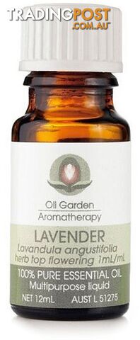 Oil Garden Lavender Pure Essential Oil 12ml - Oil Garden - 9318901200438
