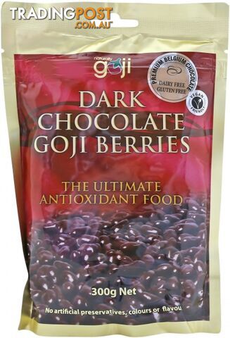 Dr Superfoods Dark Chocolate Organic Goji Berries 300g - Dr Superfoods - 094922696847
