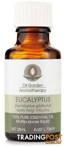 Oil Garden Eucalyptus Pure Essential Oil 25ml - Oil Garden - 9318901200728