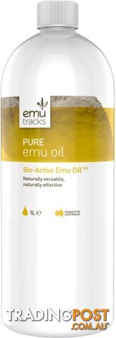 Emu Tracks Pure Emu Oil 1Ltr - Emu Tracks - 9334738000164