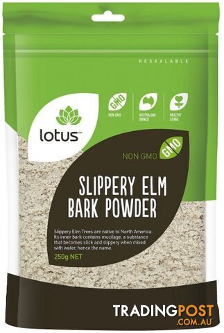 Lotus Slippery Elm Bark Powder 250gm - Lotus - 9317127063087