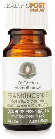Oil Garden Frankincense Pure Essential Oil 12ml - Oil Garden - 9312658200383