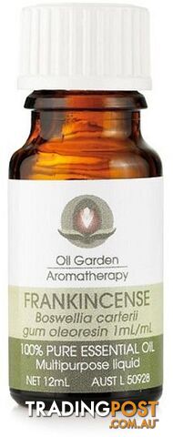 Oil Garden Frankincense Pure Essential Oil 12ml - Oil Garden - 9312658200383