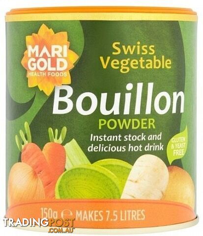 Marigold Swiss Vegetable Bouillon Powder Yeast Free (Green) 150g - Marigold - 50160884