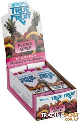 Sun Valley Plum & Apple Fruit Strips 30 x 20g - Sun Valley 100% True Fruit -...