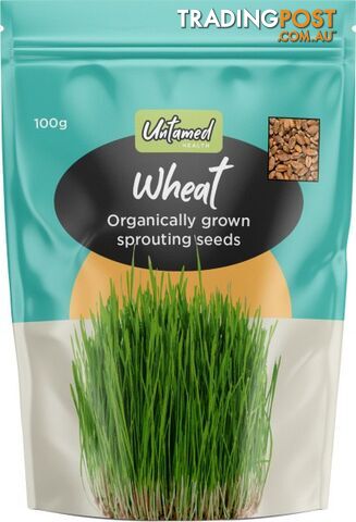 Untamed Wheat Earth-Friendly Sprouting Seeds 100g - Untamed Health - 9325307000548