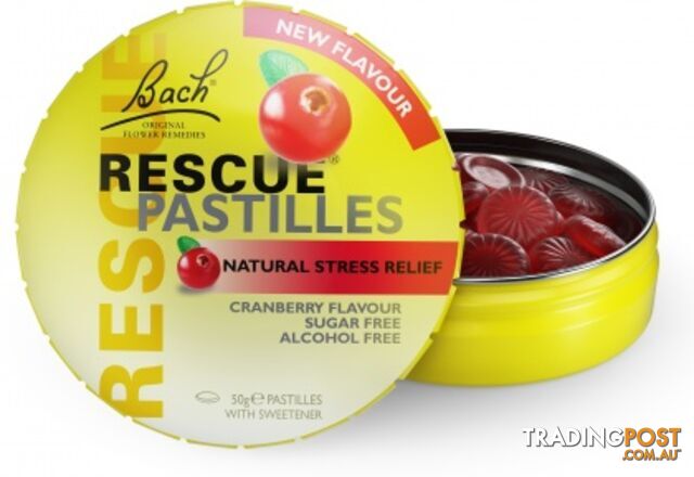 Bach Rescue Remedy Pastilles Cranberry Single - Bach Flower - 5000488108743