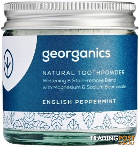 Georganics Toothpowder Peppermint 60ml - Georganics - 5060480200777