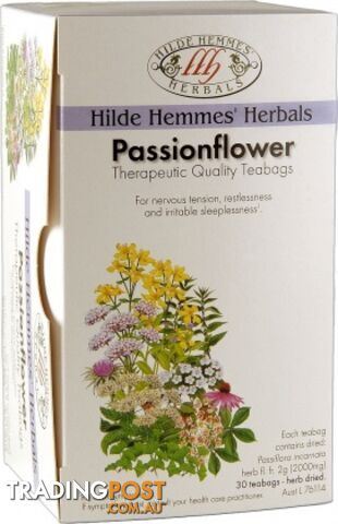 Hilde Hemmes Passion Flower - 30 Teabags - Hilde Hemmes Herbals - 9315915004021