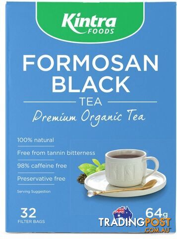 Kintra Foods Organic Formosan Black Tea 32 Teabags - Kintra Foods - 9341709000511