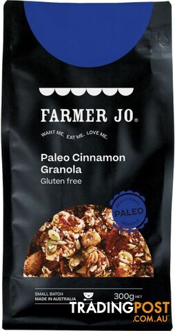 Farmer Jo Paleo Cinnamon Granola  300g - Farmer Jo - 9346430001417