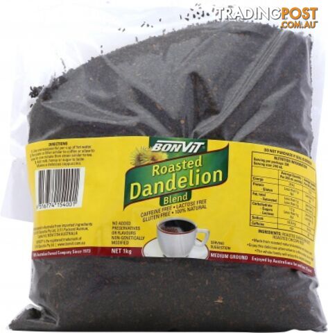 Bonvit Roasted Dandelion Blend Medium Ground 1kg - Bonvit - 9316774154001