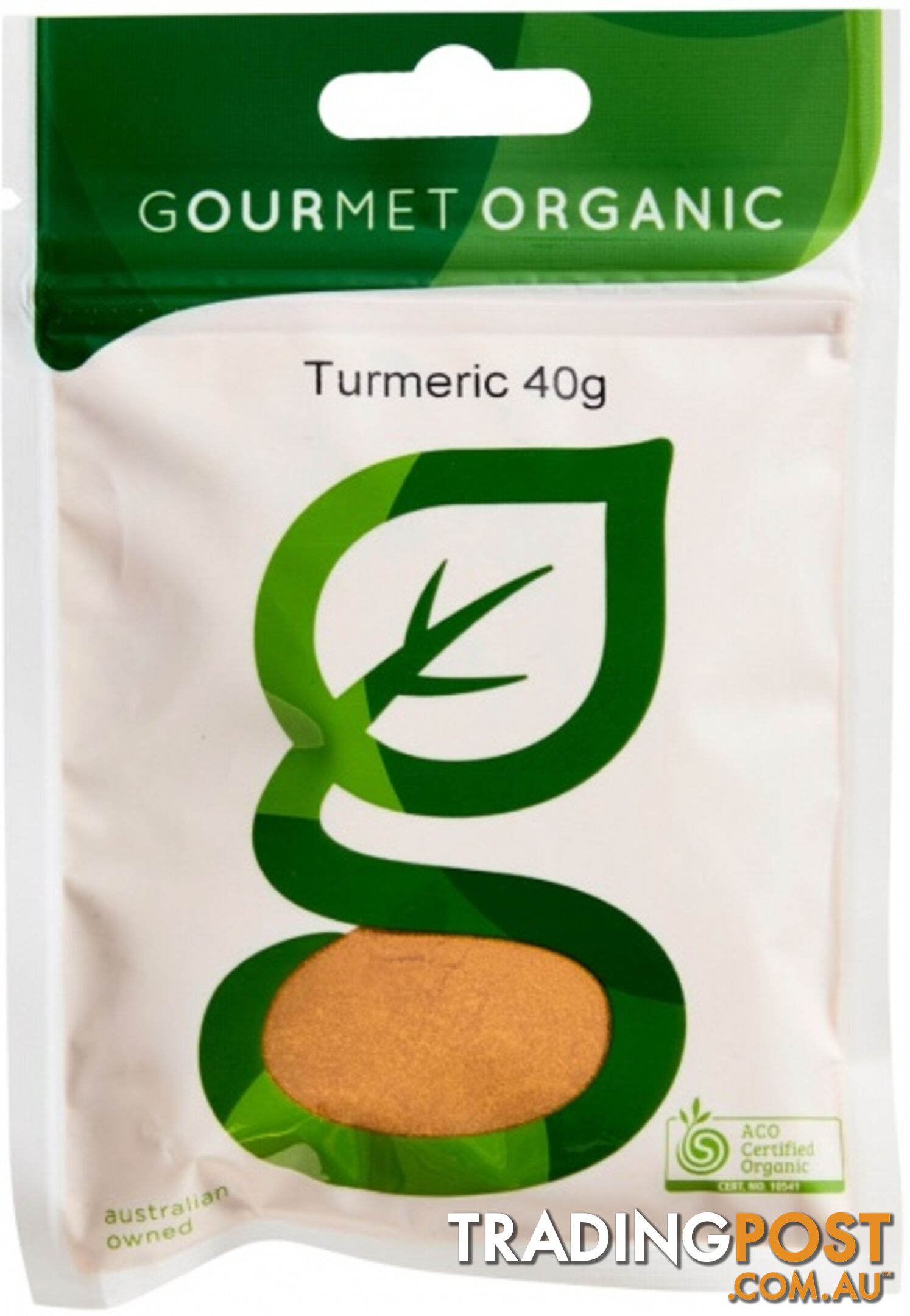 Gourmet Organic Turmeric 40g Sachet x 1 - Gourmet Organic Herbs - 9332974000375