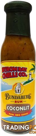 Byron Bay Chilli Co Bundaberg Rum Coconut Rum BBQ Sauce  250ml - Byron Bay Chilli Co - 804798000910