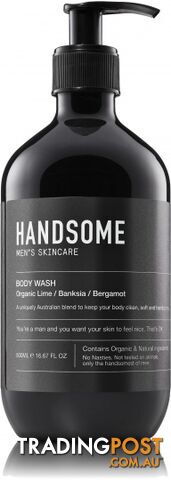 Handsome Mens Skincare Body Wash 500ml - Handsome Men's Skincare - 9352337000033