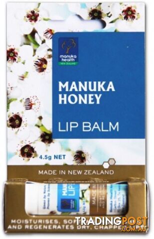 Manuka Health Honey Lip Balm 4.5g - Manuka Health - 9421023623020