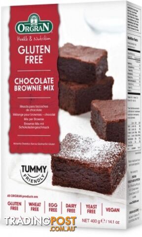 Orgran Chocolate Brownie Mix 400g - Orgran - 720516022739