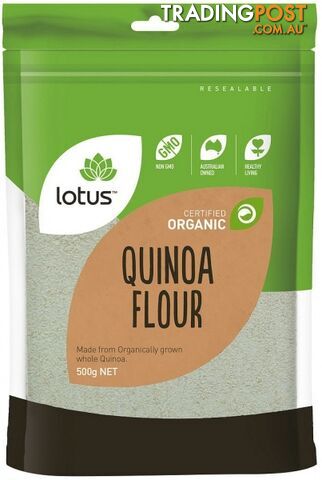 Lotus Organic Quinoa Flour 500gm - Lotus - 9317127639121