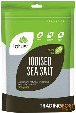 Lotus Iodised Sea Salt 500g - Lotus - 9317127061823