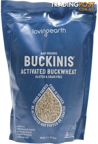 Loving Earth Buckinis Activated Buckwheat 950g - Loving Earth - 9339709007395