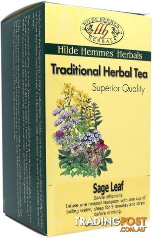 Hilde Hemmes Sage Leaf 50gm - Hilde Hemmes Herbals - 9315915006391