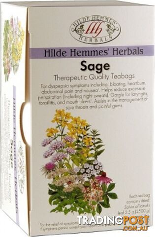 Hilde Hemmes Sage - 30 Teabags - Hilde Hemmes Herbals - 9315915004205