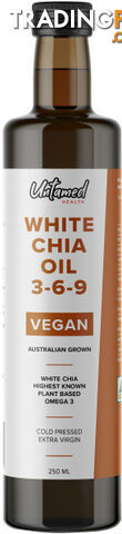 Untamed Health White Chia Seed Oil 3-6-9 250ml - Untamed Health - 9325307000371