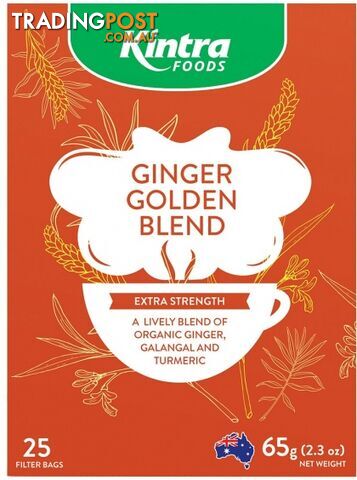 Kintra Foods Ginger Golden Blend Tea 25Teabags - Kintra Foods - 9341709000726