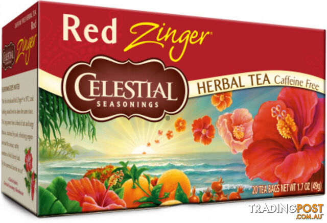 Celestial Tea Red Zinger 20Teabags - Celestial Seasonings - 0070734000027