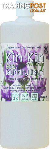 Kin Kin Naturals Eco Laundry Liquid Lavender & Ylang Ylang 1050ml - Kin Kin Naturals - 9370510501511