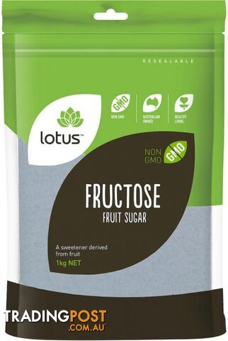 Lotus Fructose Fruit Sugar 1kg - Lotus - 9317127060628