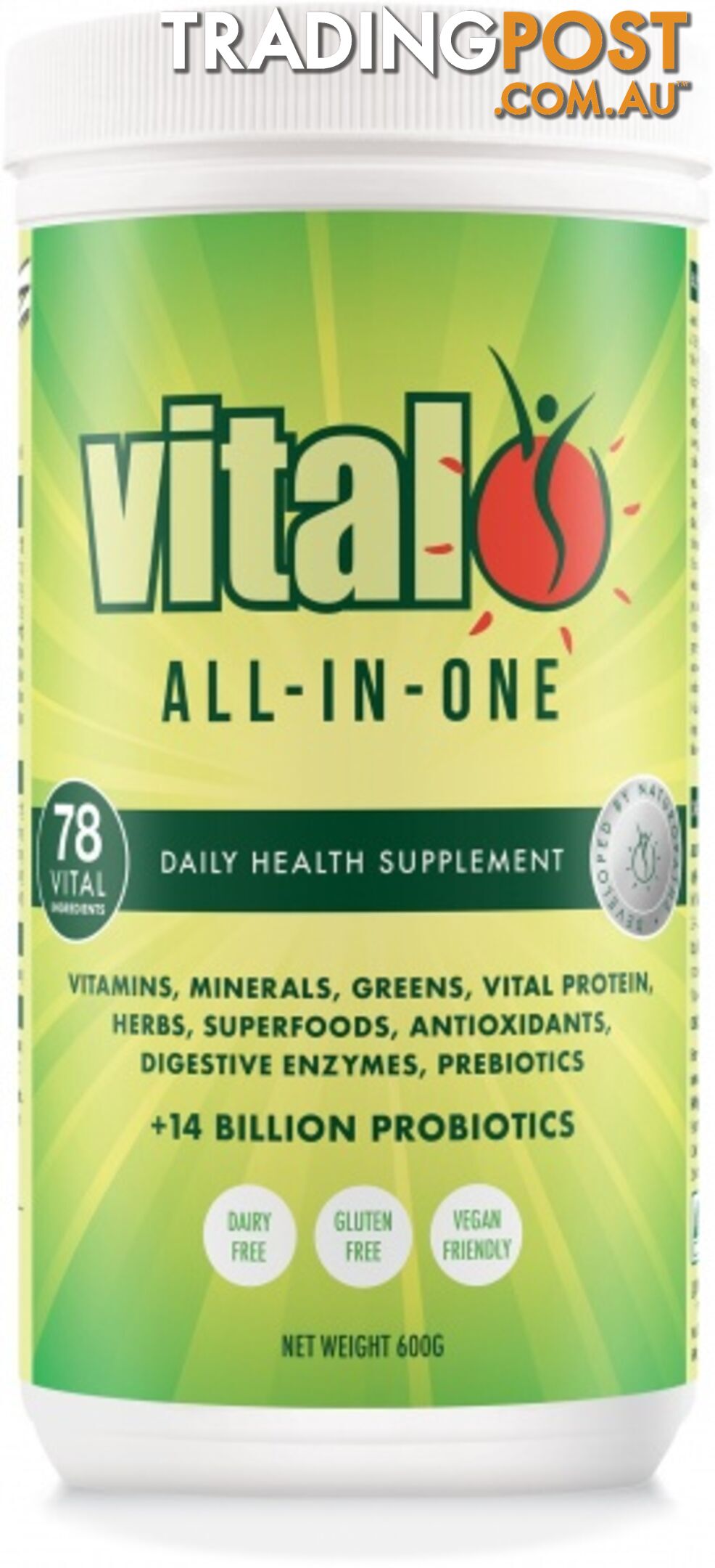 Vital All-In-One Total Daily Supplement 600g - Vital - 9321582006664