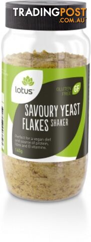 Lotus Nutritional Savoury Yeast Flakes Shaker 145g - Lotus - 9317127003823