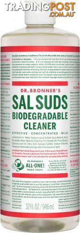 Dr Bronner's Sal Suds Liquid Cleaner 946ml - Dr Bronner's - 018787766323