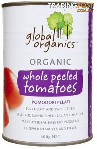 Global Organics Peeled Tomatoes 400g - Global Organics - 9326721007144