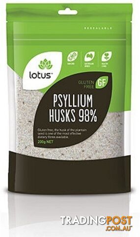 Lotus Organic Psyllium Husk  200g - Lotus - 9317127008217