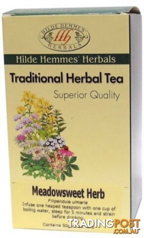 Hilde Hemmes Meadowsweet Herb 50gm - Hilde Hemmes Herbals - 9315915006292