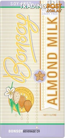 Bonsoy Almond Milk 1L - Bonsoy - 9312336049402