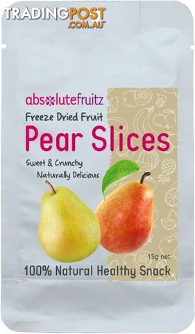 Absolutefruitz Freeze Dried Pear 15g - Absolutefruitz - 9334827002543